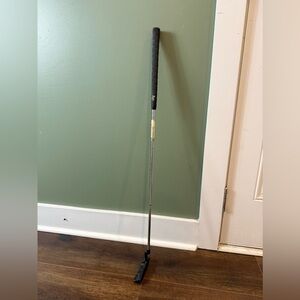 Black and Silver Golf Putter